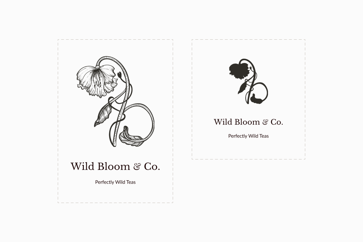 Logo illustration for Wild Bloom.